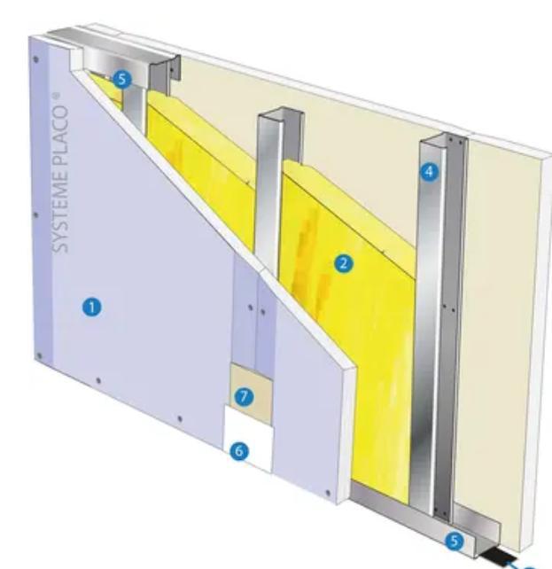image de : Cloison et doublage placoplatre